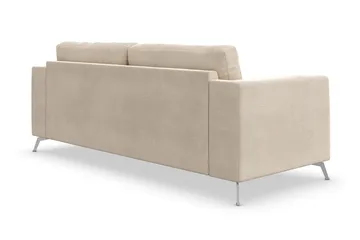 Ocean Lyx 3-istuttava Samettisohva - Beige - Huonekalut - Sohva - 2:n istuttava sohva