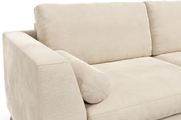 Ocean Lyx 3-istuttava Samettisohva - Beige - Huonekalut - Sohva - 2:n istuttava sohva