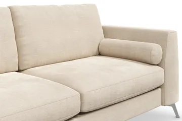 Ocean Lyx 3-istuttava Samettisohva - Beige - Huonekalut - Sohva - 2:n istuttava sohva