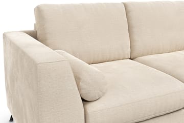 Ocean Lyx 3-istuttava samettisohva niskatyynyillä - Beige - Huonekalut - Sohva - 3:n istuttava sohva