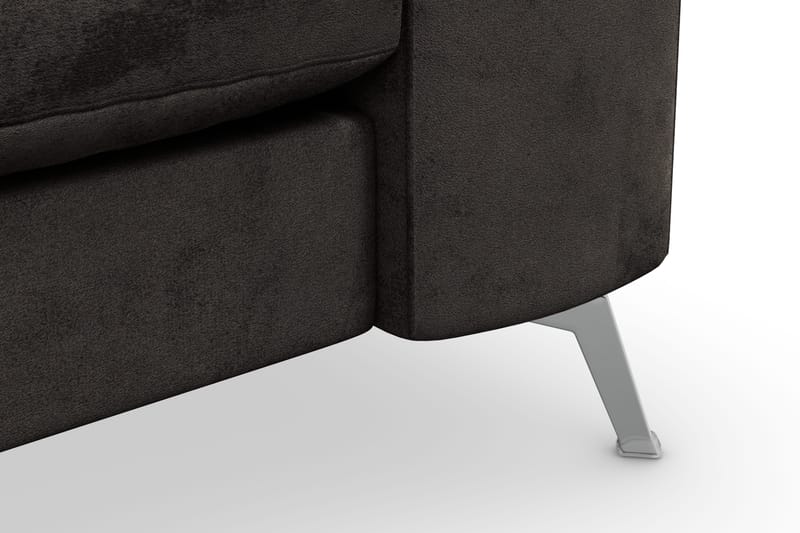 Ocean Lyx 3-istuttava Samettisohva - Tummanharmaa - Huonekalut - Sohva - 3:n istuttava sohva