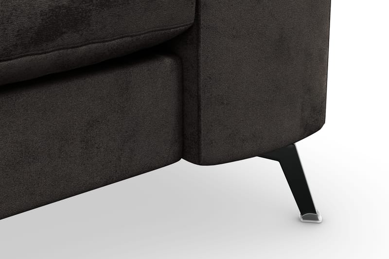 Ocean Lyx 3-istuttava Samettisohva - Tummanharmaa - Huonekalut - Sohva - 3:n istuttava sohva