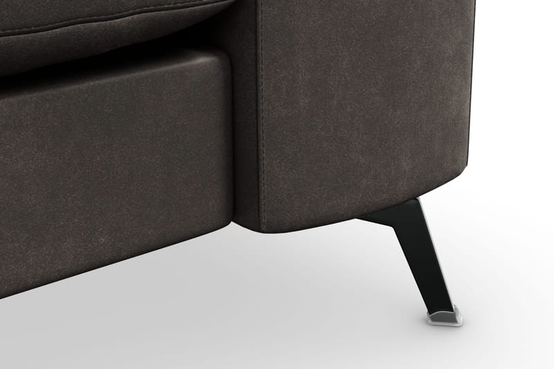 Ocean Lyx 3-istuttava Sohva Keinonahasta - Musta - Huonekalut - Sohva - 2:n istuttava sohva