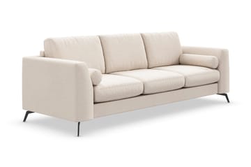 Ocean Lyx 4-istuttava chenillesohva niskatyynyillä - Beige - Huonekalut - Sohva - 4:n istuttava sohva