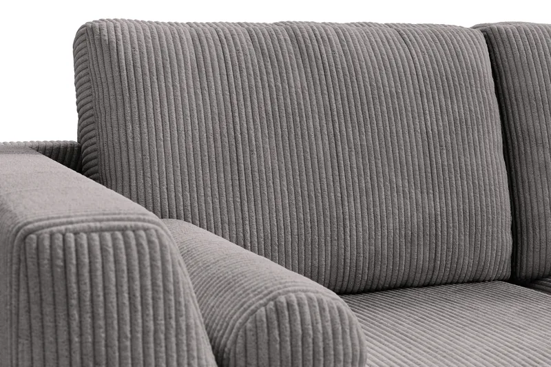 Ocean Lyx 6-istuttava Oikeakätinen U-muotoinen Sohva Divaanilla ja Divaanituolilla + Rahi Manchester-kankaalla - Tummanharmaa - Huonekalut - Sohva - Divaanisohva