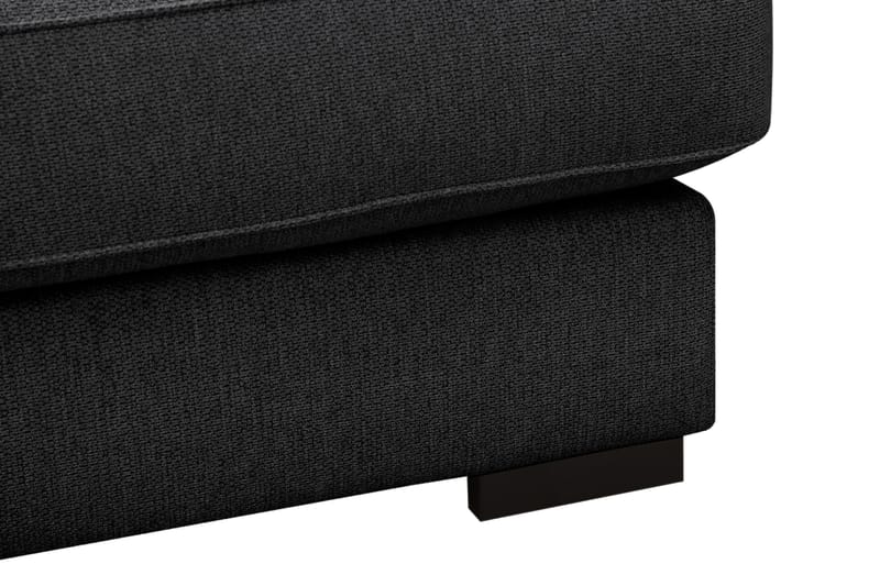 Optus 6-istuttava U-sohva divaanilla ja oikealla puolella olevalla lepotuoliosalla - Musta - Huonekalut - Sohva - Divaanisohva