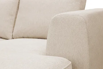 Optus 6-istuttava U-sohva divaanilla ja oikealla puolella olevalla lepotuoliosalla - Beige - Huonekalut - Sohva - Divaanisohva