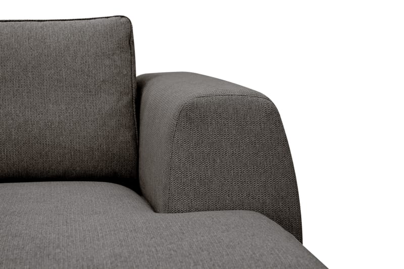 Optus 6-istuttava U-sohva divaanilla ja oikealla puolella olevalla lepotuoliosalla - Tummanharmaa - Huonekalut - Sohva - Divaanisohva