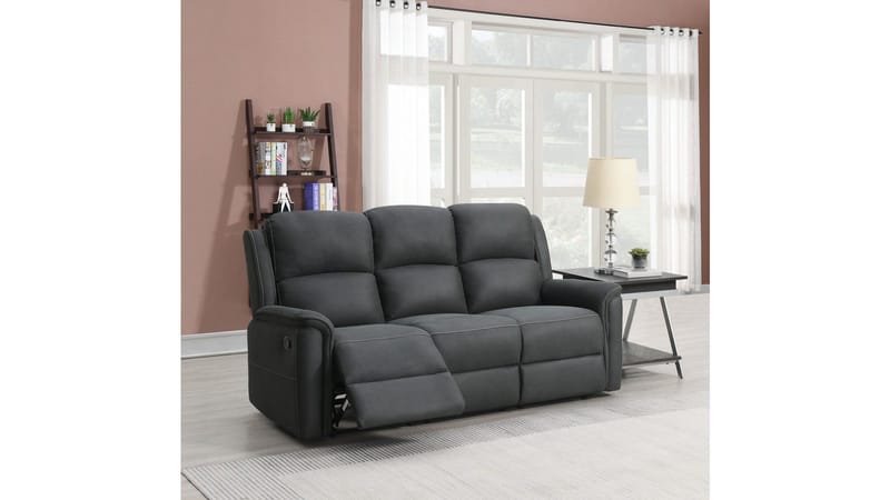 Orvella reclinersohva 3-istuttava, Harmaa