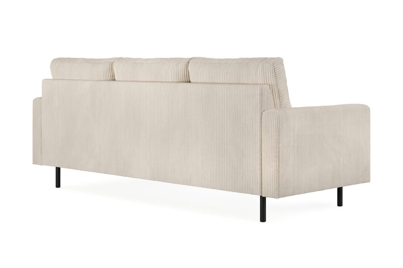 Peppe 3-istuttava Manchestersohva 200 cm leveä - Beige - Huonekalut - Sohva - 3:n istuttava sohva