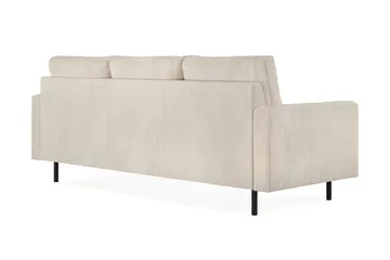 Peppe 3-istuttava Manchestersohva - Beige - Huonekalut - Sohva - 3:n istuttava sohva