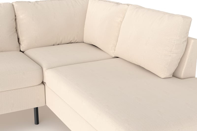 Peppe 4-istuttava Oikeakätinen L-muotoinen Divaanisohva Manchesterista - Greige - Huonekalut - Sohva - Divaanisohva