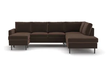 Peppe 4-istuttava Oikeakätinen U-muotoinen Sohva Divaanilla ja Divaaniosalla Manchesterista