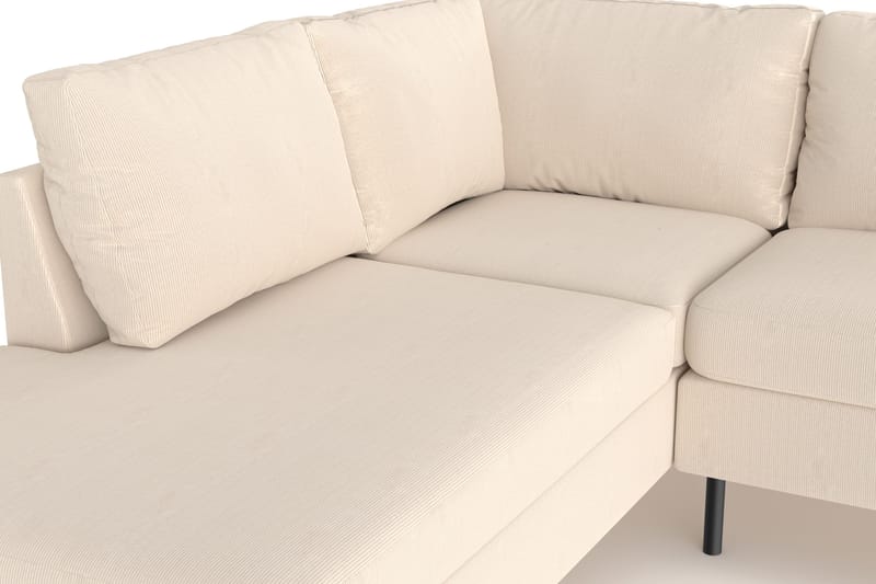 Peppe 4-istuttava Vasenkätinen L-muotoinen Divaanisohva Manchesterista - Greige - Huonekalut - Sohva - Divaanisohva