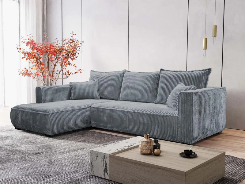 Puente 4-istuttava sohva divaanilla - harmaa - Huonekalut - Sohva - Kulmasohva