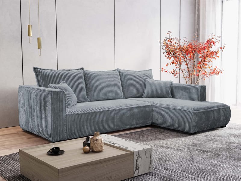 Puente 4-istuttava sohva divaanilla - sininen - Huonekalut - Sohva - Kulmasohva