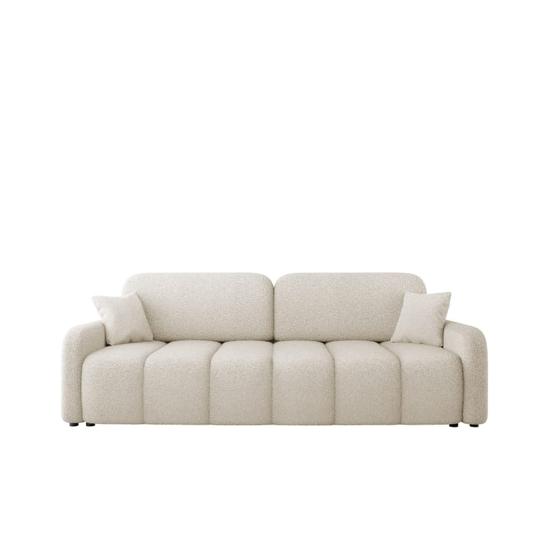 Quarlos 3-istuttava vuodesohva säilytystilalla, Beige