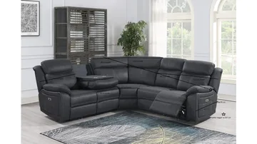 Recliner-kulmasohva Rindal sähköinen - harmaa - Huonekalut - Sohva - Mekanismisohva