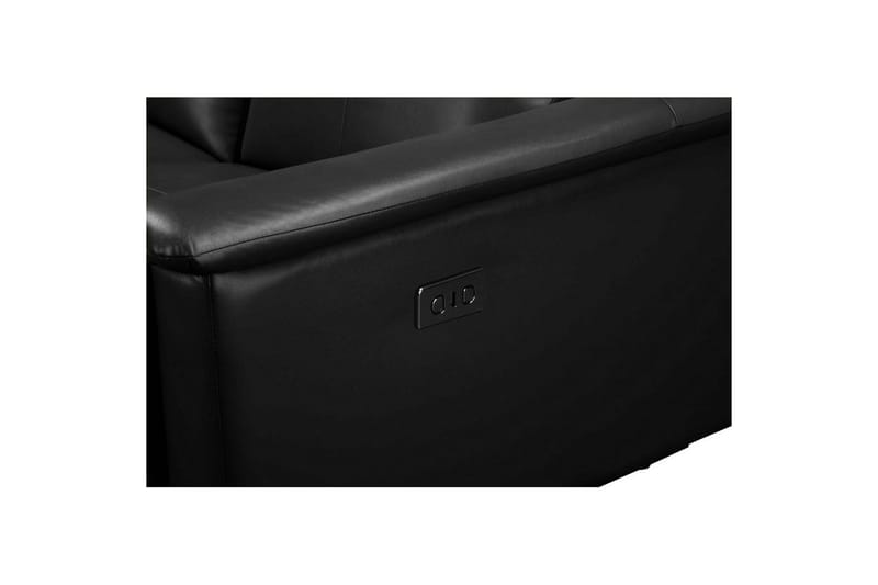 Recliner-sohva ilman kulmaa Loft24 3-istuttava sohva Lund Cognac Antracit - Huonekalut - Sohva - Mekanismisohva - 3 istuttava mekanismisohva