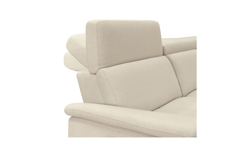 Recliner-sohva ilman kulmaa Loft24 3-istuttava sohva Rayland Vit - Huonekalut - Sohva - Mekanismisohva - 3 istuttava mekanismisohva