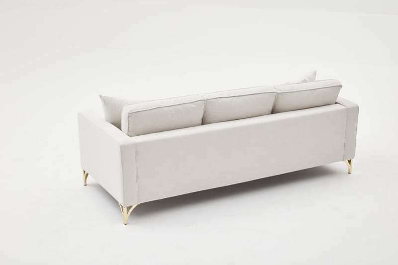 Retzow sohva 3-istuttava - Beige - Huonekalut - Sohva - 3:n istuttava sohva