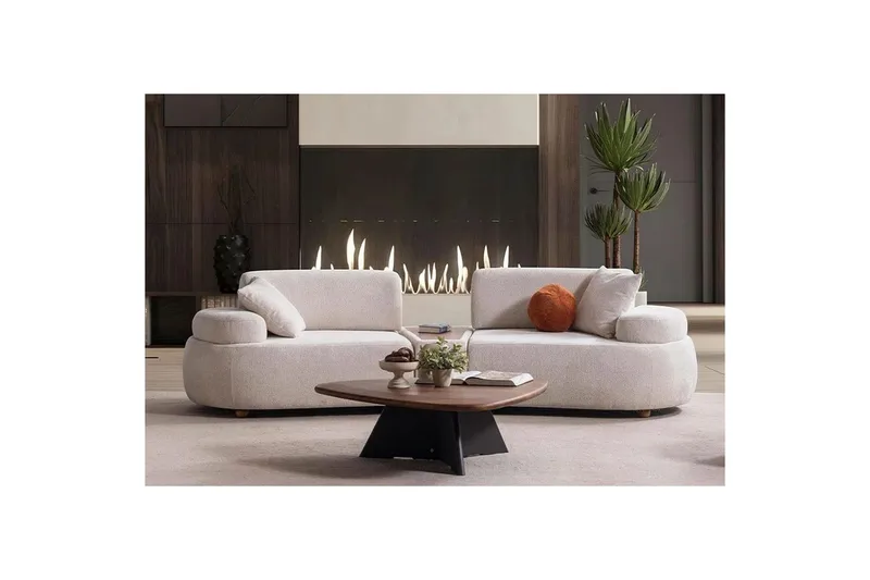 Rio Sohva 2-istuttava - Kermanvalkoinen - Huonekalut - Sohva - 2:n istuttava sohva