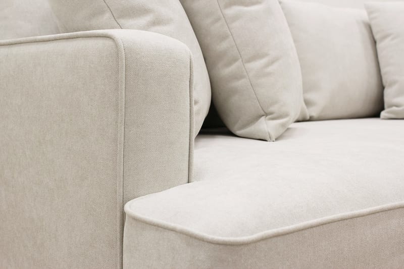 Rossita 3-istuttava Syvä Kangassohva - Beige - Huonekalut - Sohva - 3:n istuttava sohva