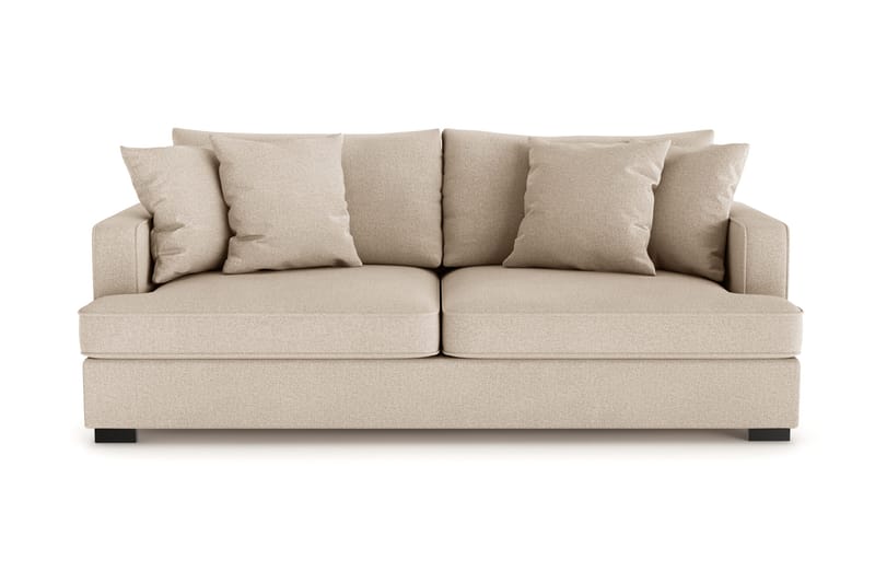 Rossita 3-istuttava Syvä Sohva Kangas, Beige