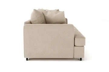 Rossita 3-istuttava Syvä Sohva Kangas - Beige - Huonekalut - Sohva - 3:n istuttava sohva