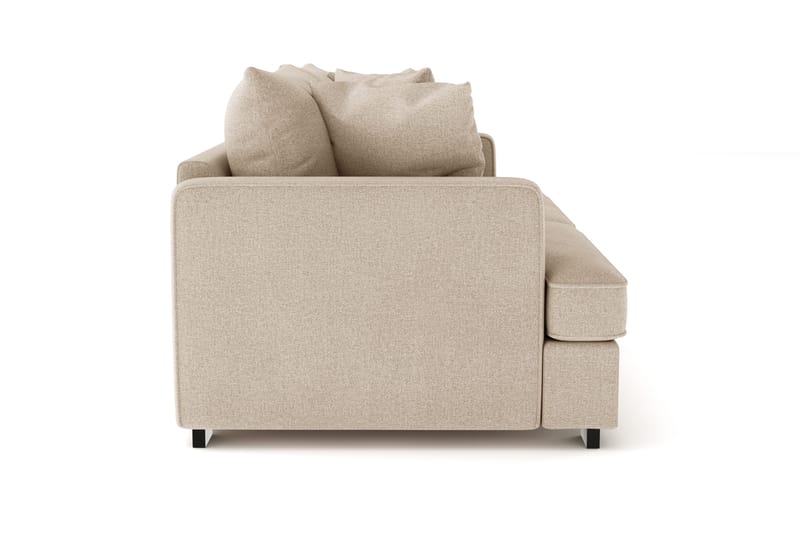 Rossita 3-istuttava Syvä Sohva Kangas - Beige - Huonekalut - Sohva - 3:n istuttava sohva
