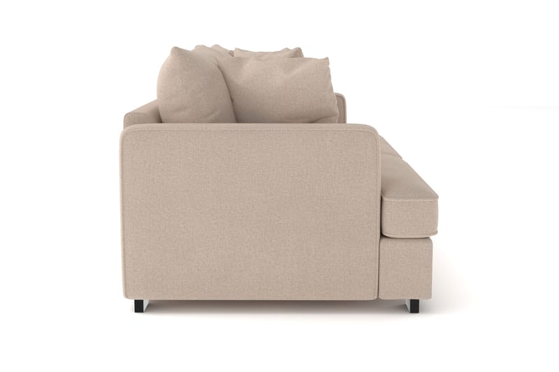 Rossita 3-istuttava Syvä Sohva Kangas - Beige - Huonekalut - Sohva - 3:n istuttava sohva