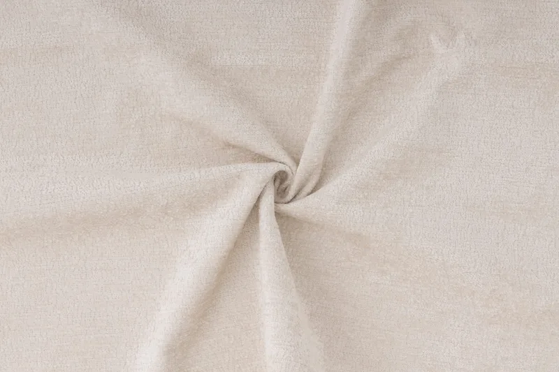 Rossita 3-istuttava Syvä Sohva Yhdellä Istuintyynyllä Chenillestä - Trenza 06, Beige Chenille - Huonekalut - Sohva - 3:n istuttava sohva