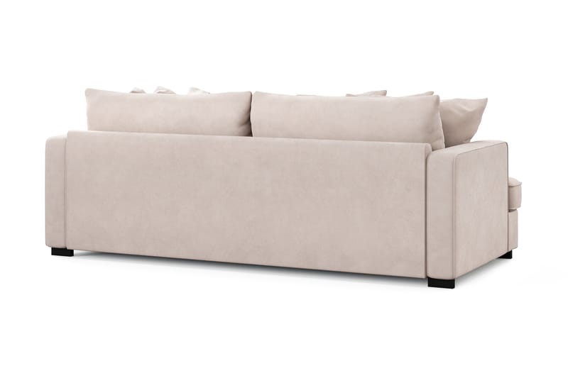 Rossita 4-istuttava Syvä Samettisohva - Beige - Huonekalut - Sohva - 4:n istuttava sohva