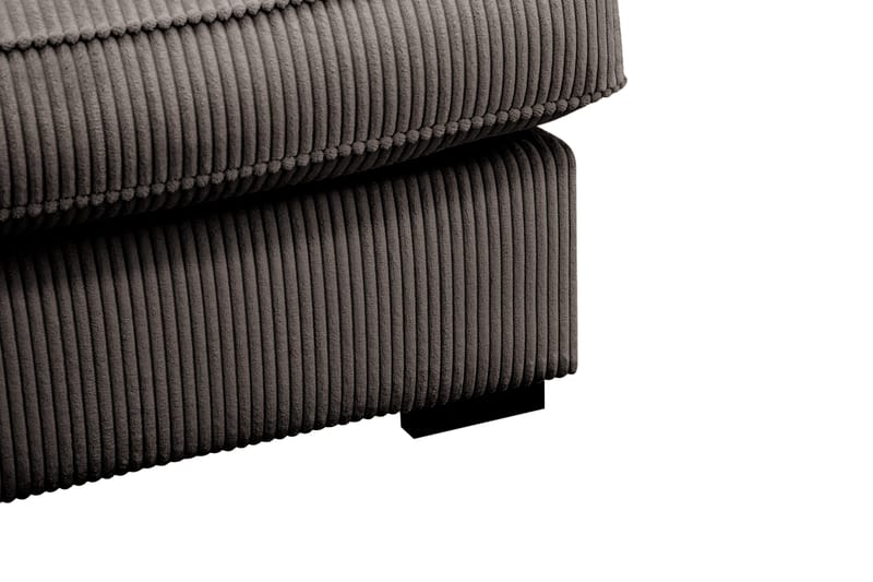 Rossita Lyx 2,5-istuttava Extra syvä Sohva Vakosametilla - Ruskea - Huonekalut - Sohva - 3:n istuttava sohva