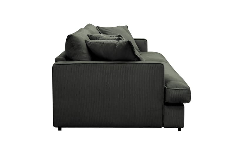 Rossita Lyx 3,5-istuttava Erittäin Syvä Sohva Vakosametti - Tummanvihreä - Huonekalut - Sohva - 4:n istuttava sohva