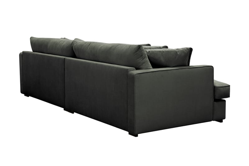 Rossita Lyx 3,5-istuttava Erittäin Syvä Sohva Vakosametti - Tummanvihreä - Huonekalut - Sohva - 4:n istuttava sohva