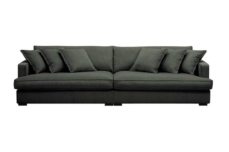 Rossita Lyx 3,5-istuttava Erittäin Syvä Sohva Vakosametti, Tummanvihreä