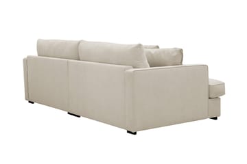 Rossita Lyx 3-istuttava Extra syvä Sohva Kankaalla - Beige - Huonekalut - Sohva - 3:n istuttava sohva