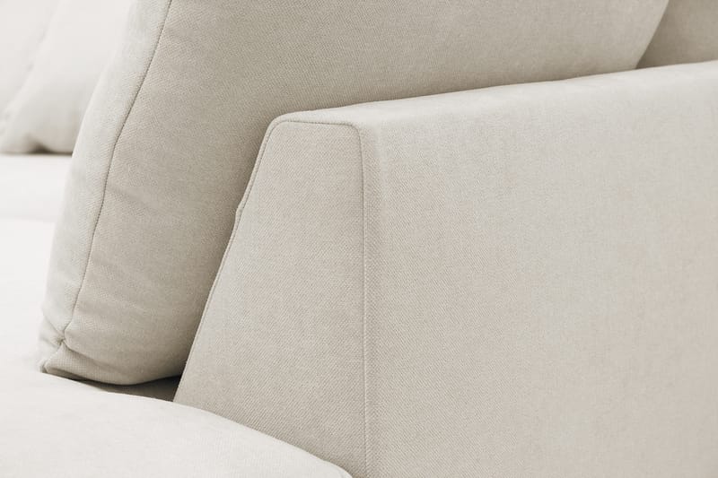 Rossita Lyx 5-istuttava Oikeakätinen U-muotoinen Extra syvä Sohva Divaanilla ja Lepotuoliosalla Kankaalla - Beige - Huonekalut - Sohva - Divaanisohva