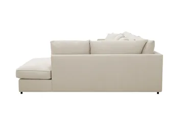 Rossita Lyx 5-istuttava Oikeakätinen U-muotoinen Extra syvä Sohva Divaanilla ja Lepotuoliosalla Kankaalla - Beige - Huonekalut - Sohva - Divaanisohva