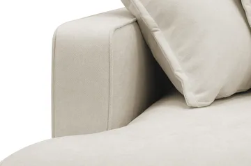 Rossita Lyx 5-istuttava Oikeakätinen U-muotoinen Extra syvä Sohva Divaanilla ja Lepotuoliosalla Kankaalla - Beige - Huonekalut - Sohva - Divaanisohva