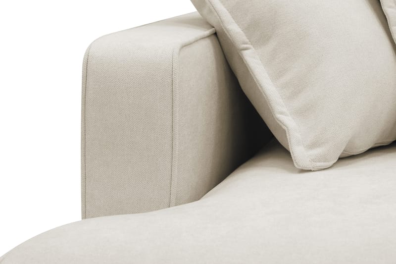 Rossita Lyx 5-istuttava Oikeakätinen U-muotoinen Extra syvä Sohva Divaanilla ja Lepotuoliosalla Kankaalla - Beige - Huonekalut - Sohva - Divaanisohva