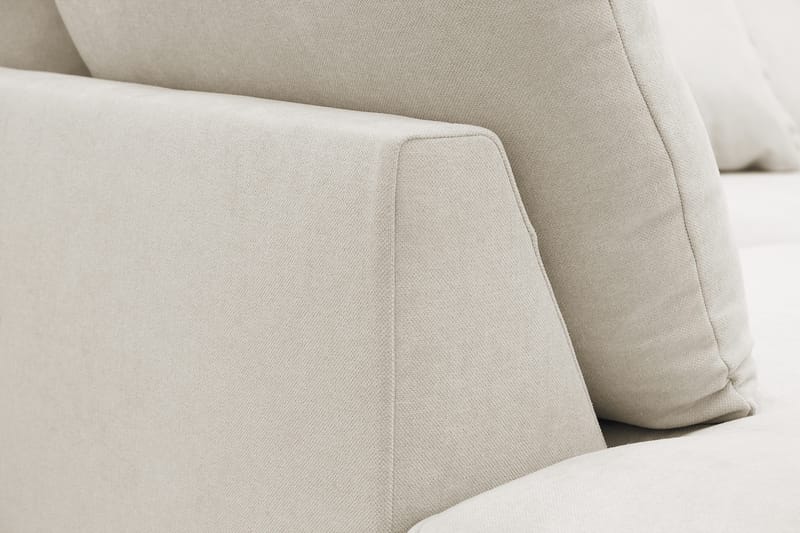 Rossita Lyx 6-istuttava Vasenkätinen U-muotoinen Extra syvä Sohva Divaanilla ja Lepotuoliosalla Kankaalla - Beige - Huonekalut - Sohva - Divaanisohva