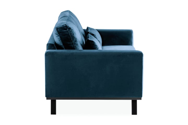 Samettisohva Haga 2:n ist - Sininen - Sohva - Samettisohva - 2:n istuttava sohva