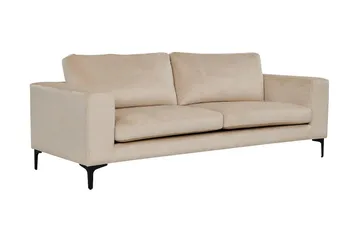 3:n ist Samettisohva Sharleen - Beige - Huonekalut - Sohva - Samettisohva