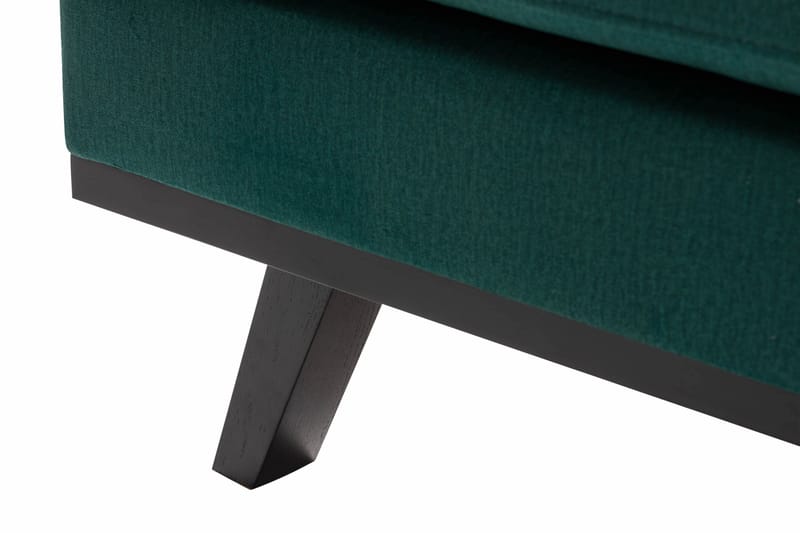 Copenhagen 4-istuttava Vasenkätinen L-muotoinen Divaanisohva Sametilla - Vihreä - Huonekalut - Sohva - Samettisohva