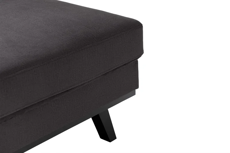 Copenhagen Compact 3-istuttava Käännettävä L-muotoinen Divaanisohva Sametilla - Tummanharmaa - Huonekalut - Sohva - Samettisohva