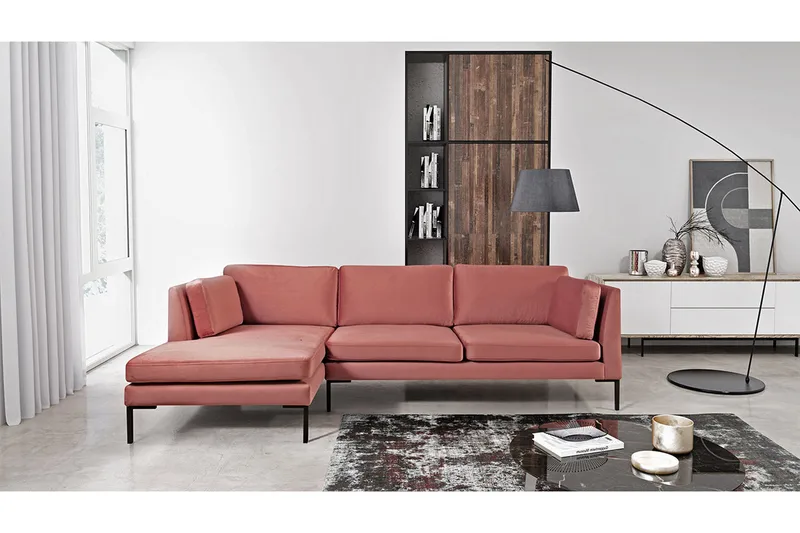 Kulmasohva Ocean Oikea - Huonekalut - Sohva - Samettisohva