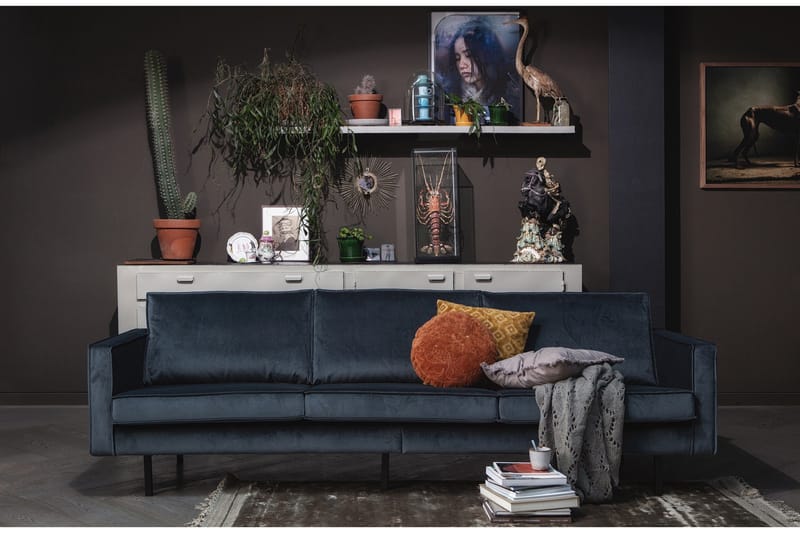 Lissbon 3:n ist sohva sametti - Huonekalut - Sohva - Samettisohva