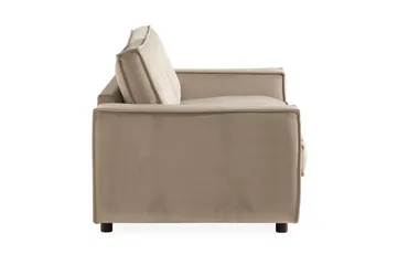 Samettisohva Leonora 2:n ist - Beige - Huonekalut - Sohva - Samettisohva